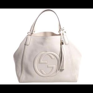 Gucci off white EXTRA large handbag